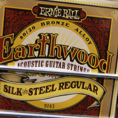 Ernie Ball 2043 Earthwood silk & steel soft guitar strings 11-52 image 3