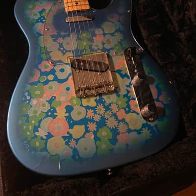 Fender TL-69 Telecaster MIJ 1983 - 2015 - Blue Flower image 13