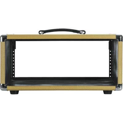 Gator GR-RETRORACK-4TW Rack en bois 4U vintage amp tweed image 5