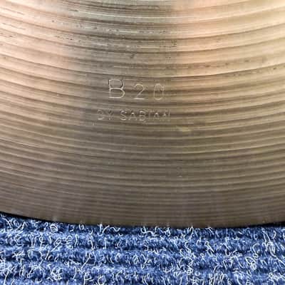 Vintage 80’s Sabian B20 20” Ride — Italian Made — 2105g image 3