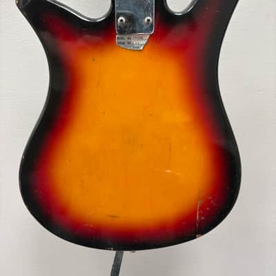 Teisco / Del Rey ET-200 1960s - Sunburst image 8