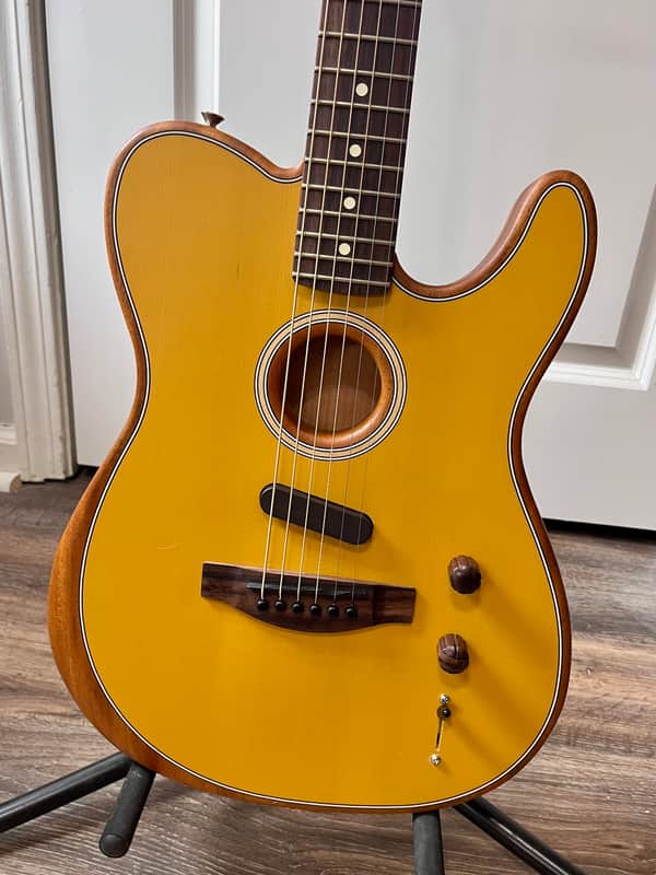 Fender Acoustasonic Player Telecaster - Butterscotch Blonde image 1