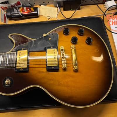 1989 Gibson Les Paul Custom Vintage Sunburst w/ Bill Lawrence Pickups & OHSC image 14