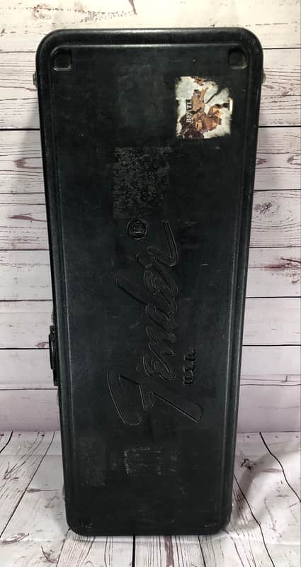 Vintage Fender Stratocaster / Telecaster Molded Case - Late 70’s - Black image 1