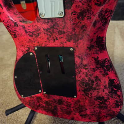 Custom  Matt finish Super Strat Project, with gig bag image 10