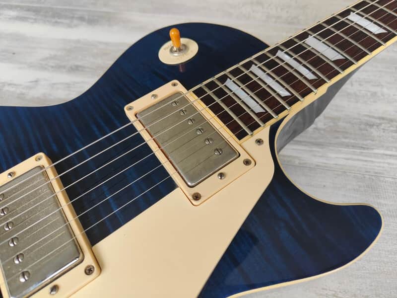 2014 Tokai Japan LS-115F Love Rock Les Paul Standard (Indigo Blue