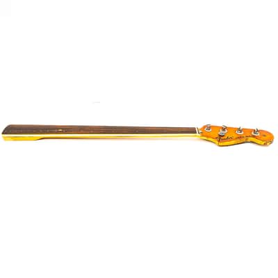 Vintage ’74-‘75 Fender Jazz Bass Neck w/ Original Tuners, Fretless Fingerboard, Bullet Truss Rod, 3-Bolt Micro-Tilt image 7