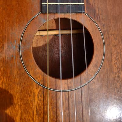 Harmony Baritone ukele 1950's - Mahogany natural image 14