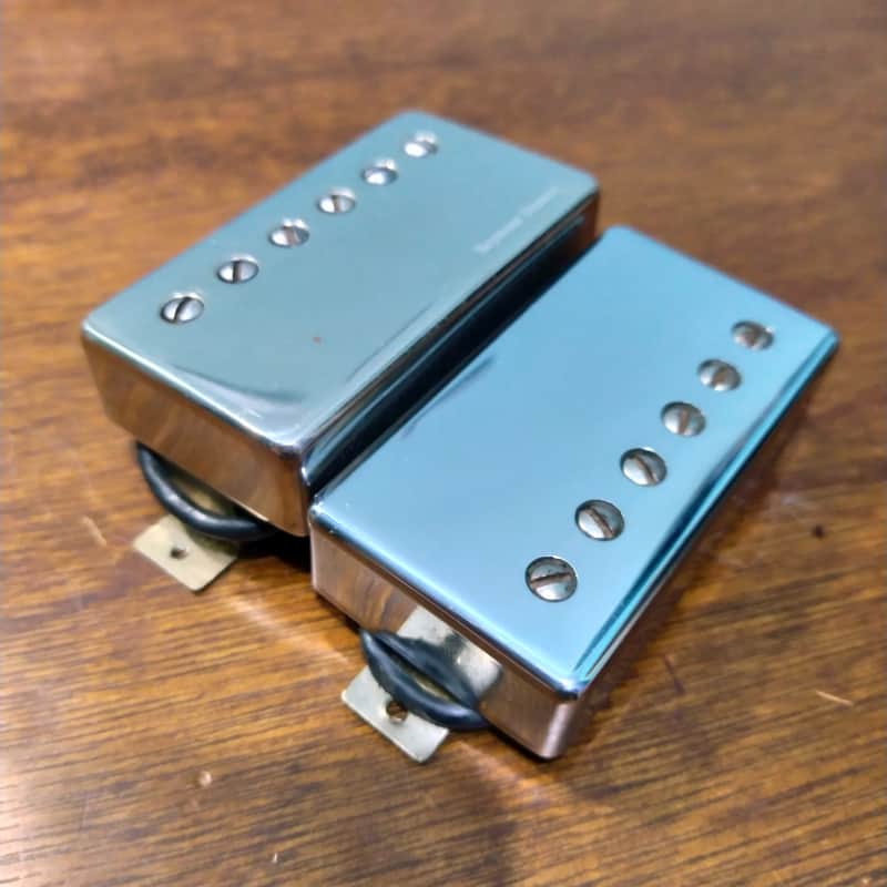 Seymour Duncan SH11 CCJ 1980's & SH4 JB Model™ pickup set- Nickle Cover image 1