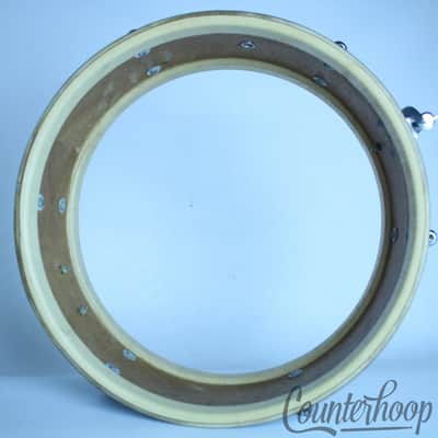 *Slingerland Deluxe 14x5.5"Snare Drum SBP 3Ply Vintage 60s Chrome Brass Rims COB image 9