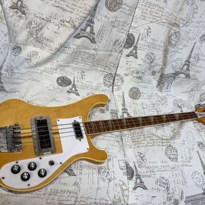 1974 Rickenbacker 4001 Bass Mapleglo Finish Lightweight at Only 8 lbs 13 oz Straight Neck Beautiful Low Action image 8