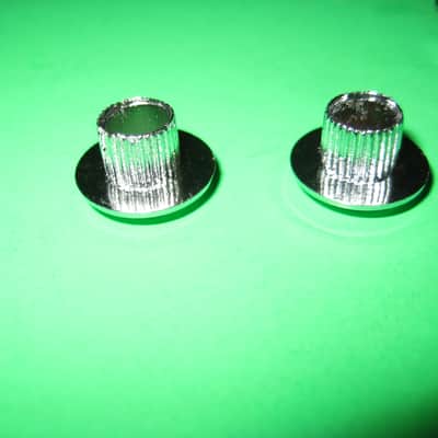 Harmony Chrome Style Machine Head Bushings for Vintage Style Guitars image 3