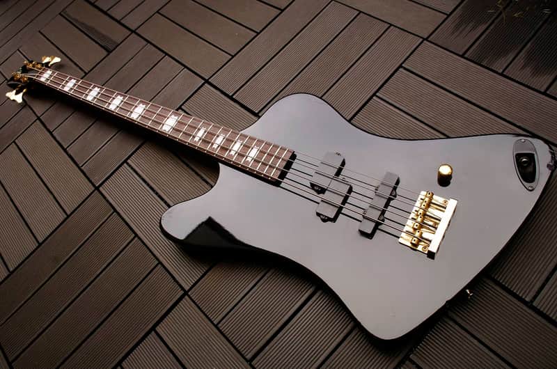 Fernandes  MV-65NS Nikki Sixx Reversed T-bird 1991 Black image 1