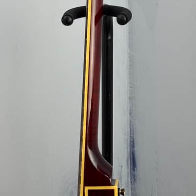 Jay Turser Hollow Body Electric Bass Guitar w/ Hardshell Case – Tobacco Sunburst image 24