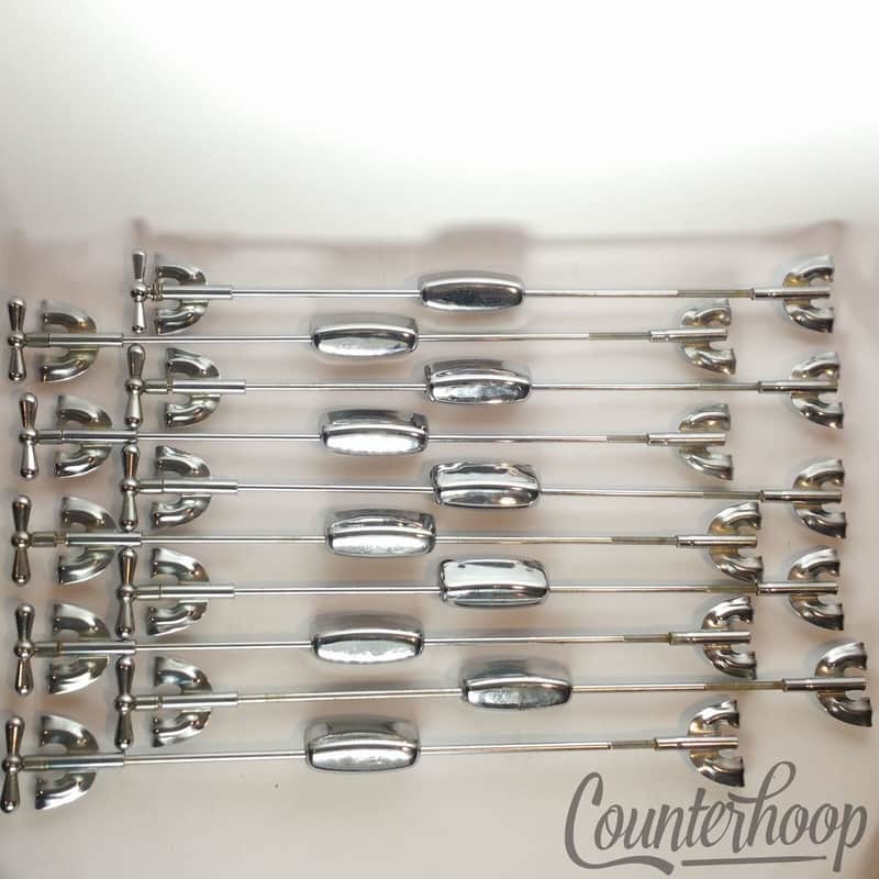 *Rogers 10x Bass Drum Bow-Tie Single-Tension Bread&Butter/B&B Lugs+T-Rods+Claws image 1