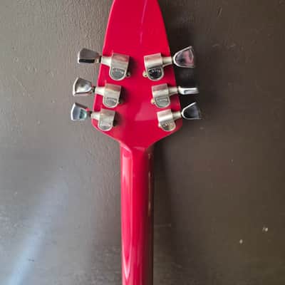 1985 Gibson Flying V I Ferrari Red with Kahler image 8