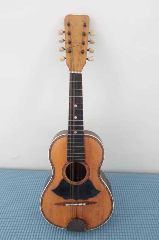 Vintage Pre War Survivor 1890s Lyon & Healy Regal Columbus Mandolinetto Guitar Shaped Mandolin Mando Rare image 1