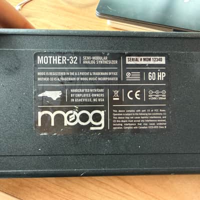 Moog Mother-32 Tabletop / Eurorack Semi-Modular Synthesizer 2015 - Present Black image 5