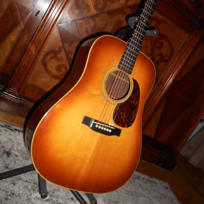 1940 Martin D-28 Herringbone Sunburst image 3