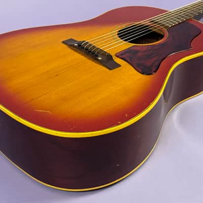 Gibson J-45 1967 - Cherry Sunburst image 11