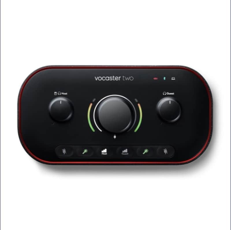 Focusrite Vocaster Two Podcasting Audio Interface image 1
