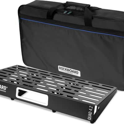 RockBoard QUAD 4.2 Pedalboard, 24.5" x 12.5" w/ Softcase