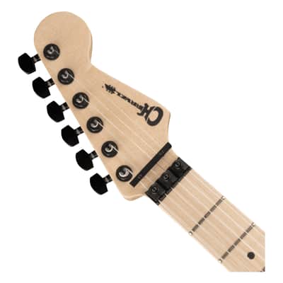 Charvel Satchel Signature Pro-Mod DK22 HH FR - Satin White Bengal image 4