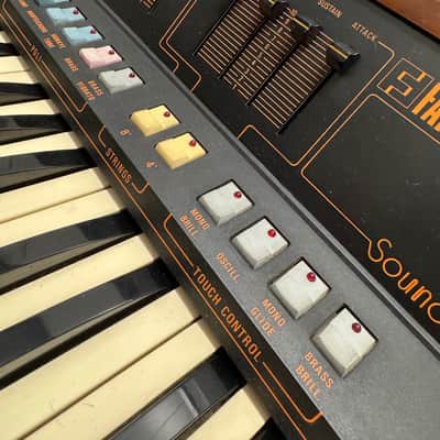 Farfisa Soundmaker 61-Key String Synthesizer 1979 - 1981 - Natural / Black image 24