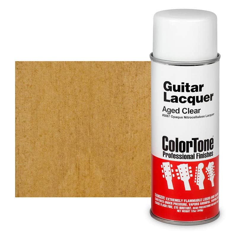 ColorTone 50s Classic Colors Aerosol Guitar Lacquer, Aged Clear Bild 1