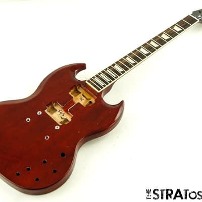 USED Gibson USA SG Standard Model BODY + NECK, Mahogany, Nitro Heritage Cherry image 1