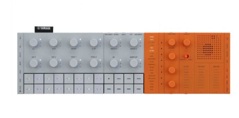 SINTETIZZATORE-PRODUCER PORTATILE  YAMAHA SeqTrak Orange-White image 1