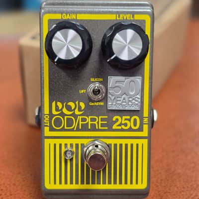 DOD 50th Anniversary Overdrive Preamp 250 2024 - Grey / Yellow image 5