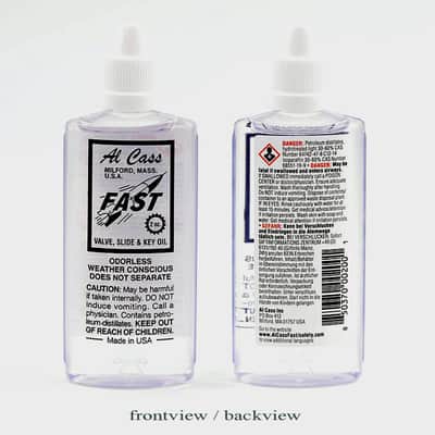 Al Cass Valve Slide Key Oil Superior Formula The Brass Player's Perennial Favoite / Industry Standard - now with a child-proof cap image 2