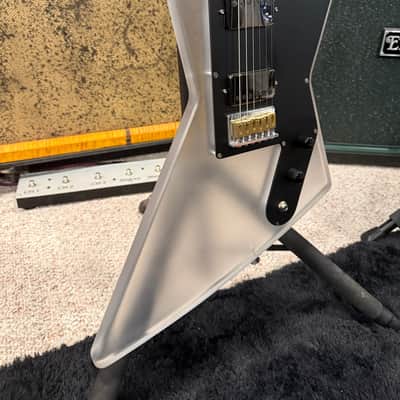 Electrical Guitar Company Custom Acrylic 2012 - Frosted acrylic and polished aluminum neck image 3