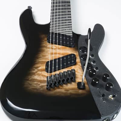 Visionary Instruments 7 string Midi Guitar Controller 2020 - Tobacco sunburst image 3
