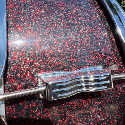Ludwig CLUB DATE SPECIAL EDITION RUBY RED SPARKLE SNARE DRUM 2010-2019 image 5