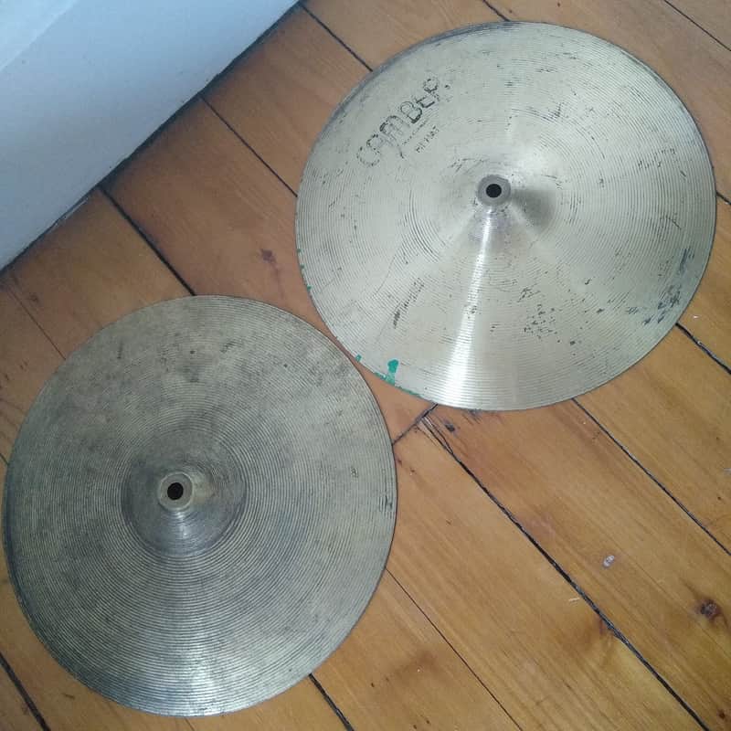 Camber 14" Hi-Hats West Germany Vintage 70s Cymbals Set image 1