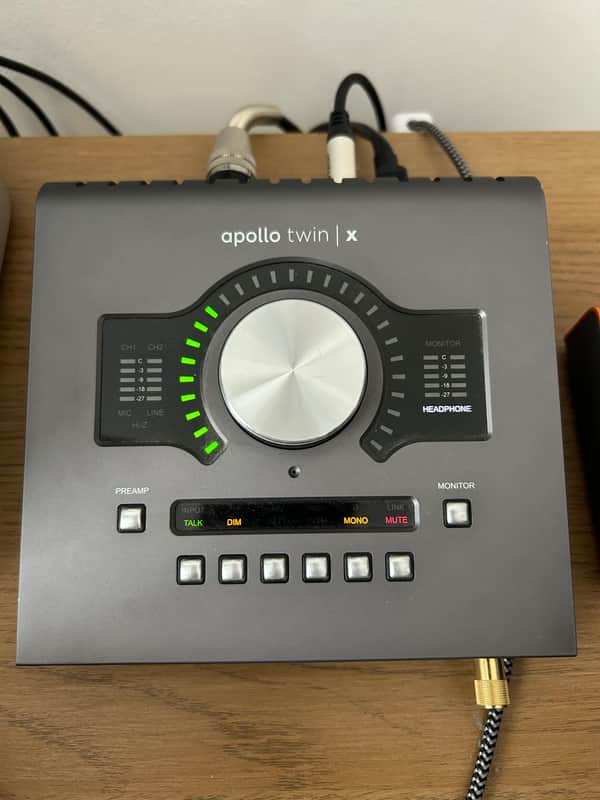 Universal Audio Apollo Twin X QUAD Thunderbolt 3 Audio Interface 2019 - Present - Gray image 1