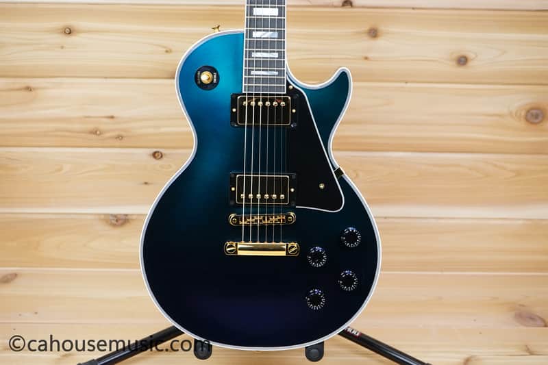 Gibson Exclusive M2M Les Paul Custom - Hemisphere Shift - Walnut Back Gloss image 1