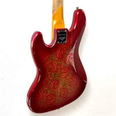 Fender Custom Shop W22 LTD Paisley Jazz Bass  - Heavy Relic image 6