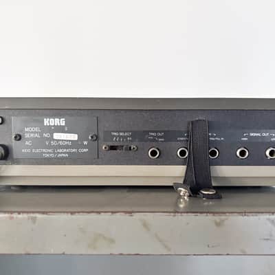 Korg KR-55B Rhythm 55B Analog Drum Machine 1980s - Gray and Blue image 5
