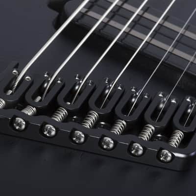Schecter PT-7 Electric Guitar. MS Black Ops Satin Black Open Pore image 3