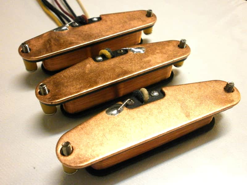 Stratocaster Pickups SET A5 STEEL BASE PLATE Strat  Q  Fits Fender Vintage HOT Hand Wound Custom Blues Rock image 1