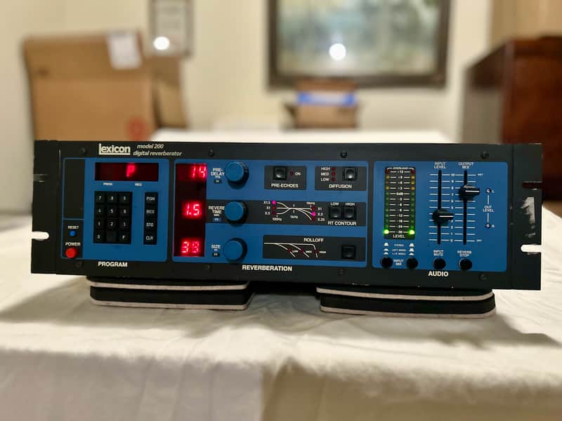 Lexicon Model 200 Digital Reverberator - Vintage 1984 Stereo Reverb - Fully Functional