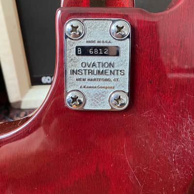 Ovation Magnum II 1978 - 1980 - Red image 11
