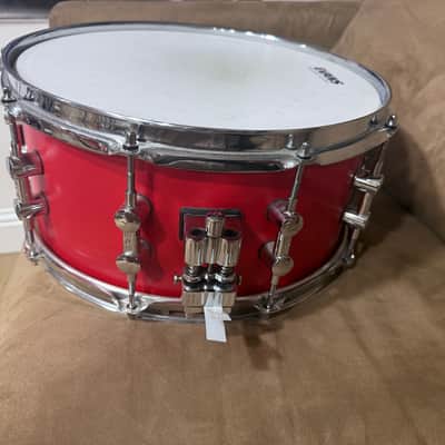 Sonor SQ1 14x6.5 Birch Snare Drum - Hot Rod Red image 9