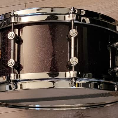 Gretsch New Classic Maple 5.5” Snare – Black Sparkle – Mint! image 9