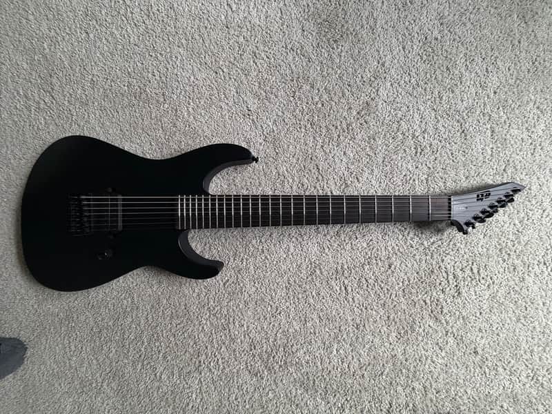 ESP LTD M-7 HT Black Metal - Black Satin image 1