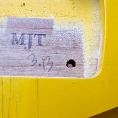MJT Jazzmaster Body Yellow Nito Relic image 13