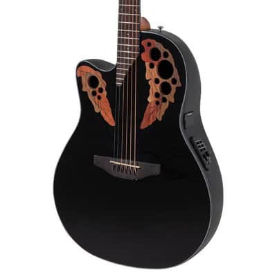 Ovation Celebrity Elite CE44L-5 Left Handed A/E Guitar - Black - Open Box image 1